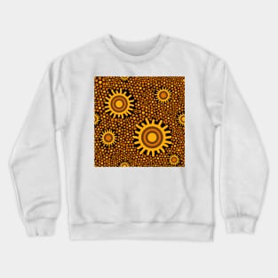 Awesome Aboriginal Dot Art Crewneck Sweatshirt